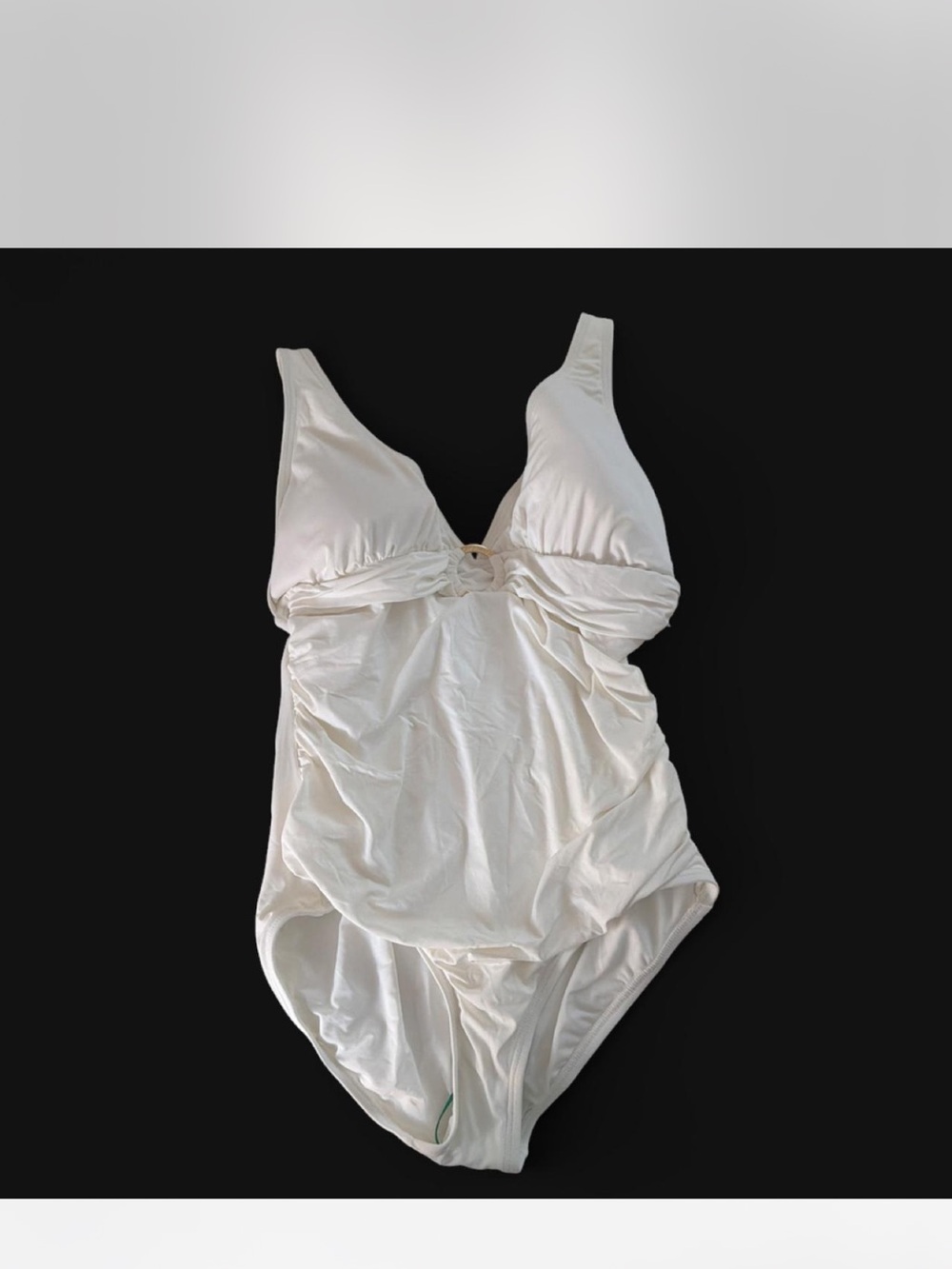 MICHAEL Michael Kors Ivory One-Piece Swimsuit